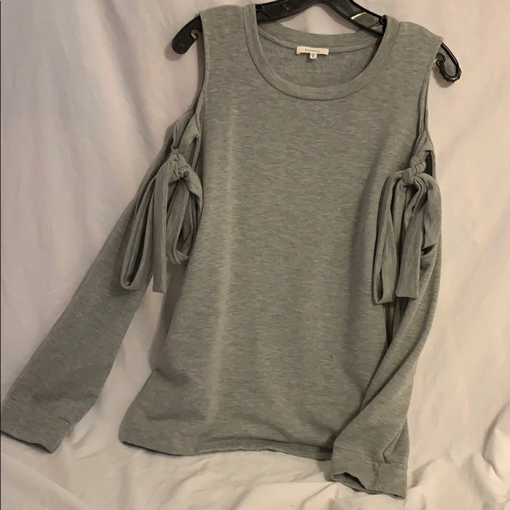 Gray Casual Long Sleeve